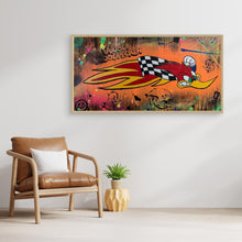 Charger l'image dans la galerie, Woody Woodpecke reproduction officielle sur toile de l'œuvre de Vincent STREIFF