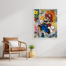 Load image into Gallery viewer, Mario Reproduction officielle sur toile