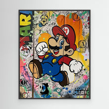 Load image into Gallery viewer, Mario Reproduction officielle sur toile
