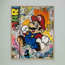 Load image into Gallery viewer, Mario Reproduction officielle sur toile