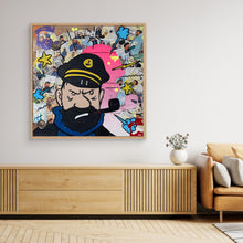 Charger l'image dans la galerie, Capitaine face reproduction officielle sur toile