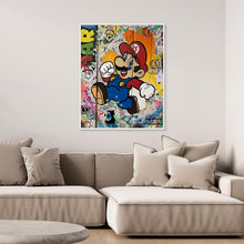 Load image into Gallery viewer, Mario Reproduction officielle sur toile