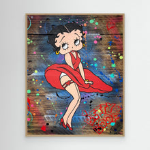Charger l'image dans la galerie, Betty Boop Rouge impression de l'œuvre originale de Vincent STREIFF