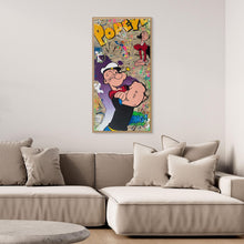 Charger l'image dans la galerie, Popeye &amp; Olive Pop Art impression de l'œuvre originale de Vincent STREIFF
