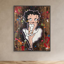Charger l'image dans la galerie, Betty Boop reproduction officielle sur toile de l'œuvre de Vincent STREIFF