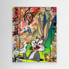 Load image into Gallery viewer, Bugs Bunny Reproduction officielle sur toile
