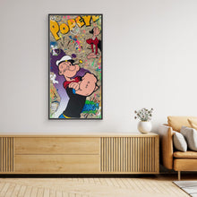 Charger l'image dans la galerie, Popeye &amp; Olive Pop Art impression de l'œuvre originale de Vincent STREIFF