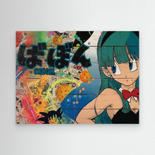 Load image into Gallery viewer, Bulma impression sur toile de l'œuvre originale de Vincent STREIFF