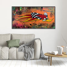 Charger l'image dans la galerie, Woody Woodpecke reproduction officielle sur toile de l'œuvre de Vincent STREIFF
