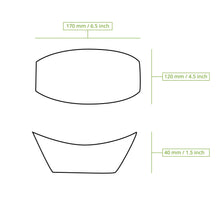 Charger l'image dans la galerie, Barquette carton « bateau » pour amuse-bouches 400 ml (carton de 1000 pièces)