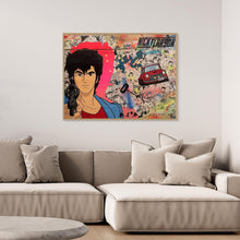 Charger l'image dans la galerie, Nicky Larson reproduction officielle sur toile de l'œuvre de Vincent STREIFF