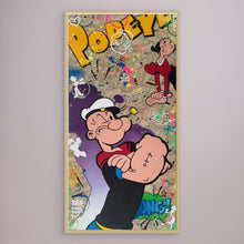 Charger l'image dans la galerie, Popeye &amp; Olive Pop Art impression de l'œuvre originale de Vincent STREIFF