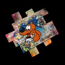 Charger l&#39;image dans la galerie, Pop Art artwork featuring Boule et Bill characters on a colorful wooden palette by artist Vincent STREIFF.