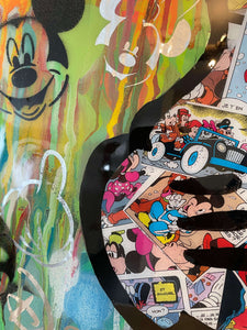Tableau Pop ART gant de mickey - Novela Global