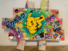 Charger l&#39;image dans la galerie, Tableau Pop ART POKEMON PIKACHU - Novela Global
