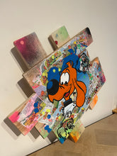 Charger l&#39;image dans la galerie, Colorful Pop Art wooden artwork featuring Boule et Bill characters by artist Vincent Streiff.