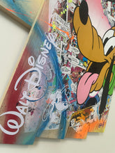 Charger l&#39;image dans la galerie, Tableau Pop Art Pluto sur bois de palette signé Vincent STREIFF®