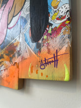 Charger l&#39;image dans la galerie, Tableau Pop Art Pluto sur bois de palette signé Vincent STREIFF®
