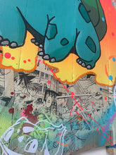 Charger l&#39;image dans la galerie, Tableau Pop Art Bulbizzare sur bois de palette signé Vincent STREIFF®