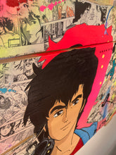 Charger l&#39;image dans la galerie, Tableau Pop Art Nicky Larson City Hunter sur bois de palette signé Vincent STREIFF®