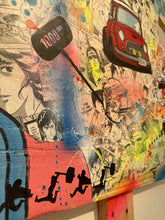 Charger l&#39;image dans la galerie, Tableau Pop Art Nicky Larson City Hunter sur bois de palette signé Vincent STREIFF®