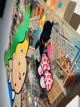 Charger l&#39;image dans la galerie, Tableau Pop Art TINTIN  sur bois de palette signé Vincent STREIFF®