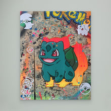 Charger l'image dans la galerie, Bulbizarre reproduction officielle sur toile de l'œuvre de Vincent STREIFF