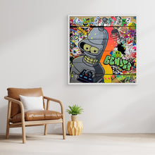 Charger l'image dans la galerie, Bender reproduction officielle sur toile