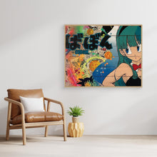 Load image into Gallery viewer, Bulma impression sur toile de l'œuvre originale de Vincent STREIFF