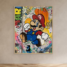 Load image into Gallery viewer, Mario Reproduction officielle sur toile