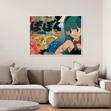 Load image into Gallery viewer, Bulma impression sur toile de l'œuvre originale de Vincent STREIFF