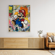 Load image into Gallery viewer, Mario Reproduction officielle sur toile