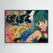 Load image into Gallery viewer, Bulma impression sur toile de l'œuvre originale de Vincent STREIFF