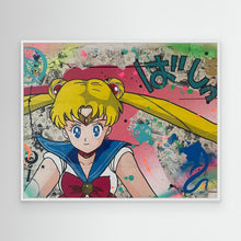 Charger l'image dans la galerie, Sailor Moon impression sur toile de l'œuvre originale de Vincent STREIFF