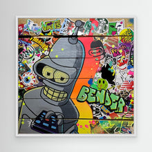 Charger l'image dans la galerie, Bender reproduction officielle sur toile