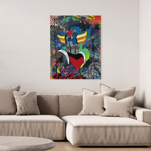 Charger l'image dans la galerie, Goldorak reproduction officielle sur toile de l'œuvre de Vincent STREIFF