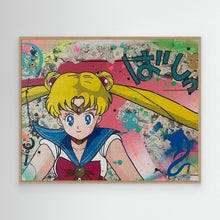 Charger l'image dans la galerie, Sailor Moon impression sur toile de l'œuvre originale de Vincent STREIFF