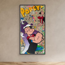 Charger l'image dans la galerie, Popeye &amp; Olive Pop Art impression de l'œuvre originale de Vincent STREIFF