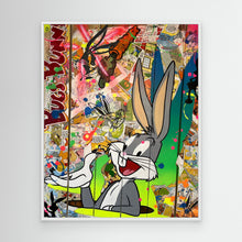 Load image into Gallery viewer, Bugs Bunny Reproduction officielle sur toile
