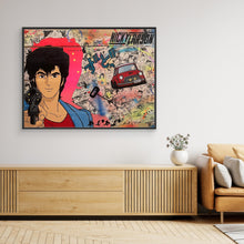 Charger l'image dans la galerie, Nicky Larson reproduction officielle sur toile de l'œuvre de Vincent STREIFF