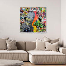 Charger l'image dans la galerie, Bender reproduction officielle sur toile