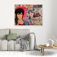 Charger l'image dans la galerie, Nicky Larson reproduction officielle sur toile de l'œuvre de Vincent STREIFF