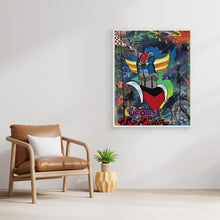 Charger l'image dans la galerie, Goldorak reproduction officielle sur toile de l'œuvre de Vincent STREIFF