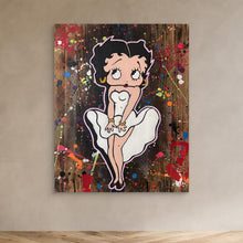 Charger l'image dans la galerie, Betty Boop reproduction officielle sur toile de l'œuvre de Vincent STREIFF