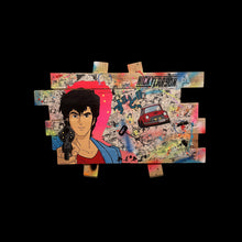 Charger l&#39;image dans la galerie, Tableau Pop Art Nicky Larson City Hunter sur bois de palette signé Vincent STREIFF®
