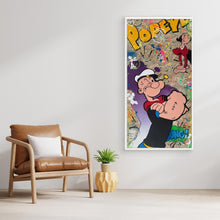 Charger l'image dans la galerie, Popeye &amp; Olive Pop Art impression de l'œuvre originale de Vincent STREIFF