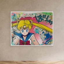 Charger l'image dans la galerie, Sailor Moon impression sur toile de l'œuvre originale de Vincent STREIFF