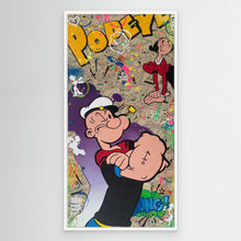 Charger l'image dans la galerie, Popeye &amp; Olive Pop Art impression de l'œuvre originale de Vincent STREIFF