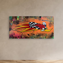 Charger l'image dans la galerie, Woody Woodpecke reproduction officielle sur toile de l'œuvre de Vincent STREIFF