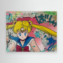 Charger l'image dans la galerie, Sailor Moon impression sur toile de l'œuvre originale de Vincent STREIFF